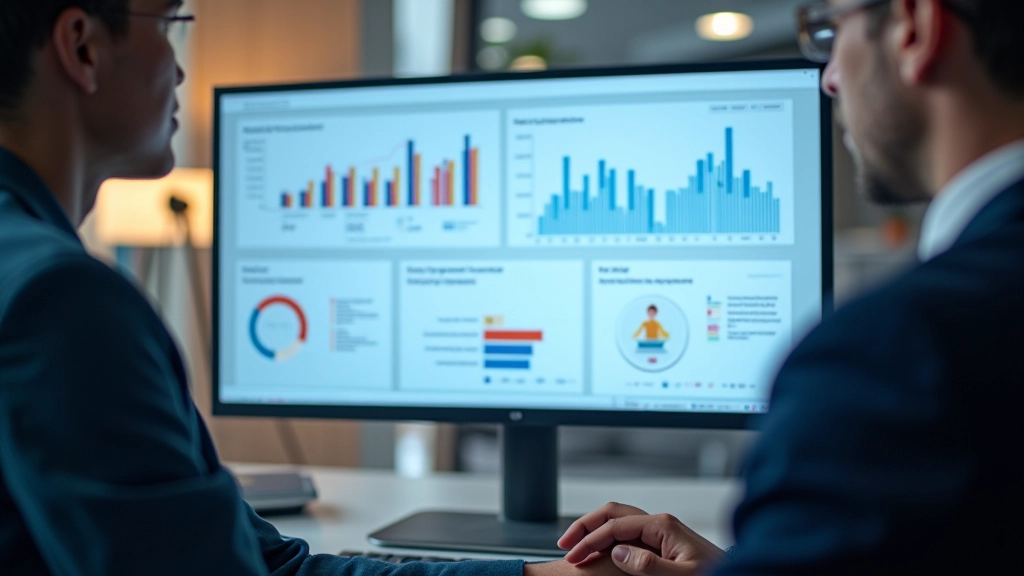 Dashboard de análise mostrando métricas de conteúdo multimédia